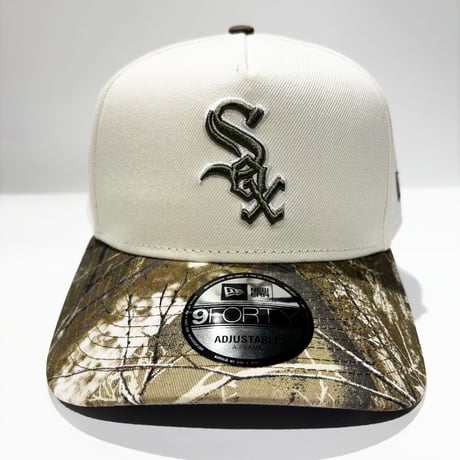 USA買付　NEW ERA 9FORTY A-FRAME CHICAGO WHITE SOX REALTREE CAMO / CREAM　 NE-125