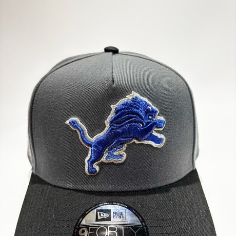 USA買付 Detroit Lions New Era 9FORTY Adjustable Cap – Gray / Black　NE-68