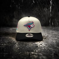 USA買付 NEW ERA 9FORTY TORONTO BLUE JAYS ROGERS CENTRE TWO TONE CAP / IVORY × BLACK NE-132