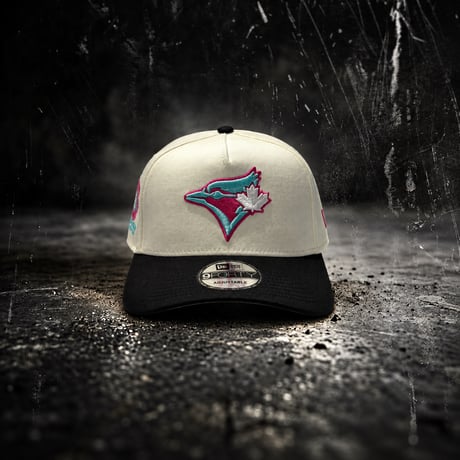 USA買付 NEW ERA 9FORTY TORONTO BLUE JAYS ROGERS CENTRE TWO TONE CAP / IVORY × BLACK NE-132