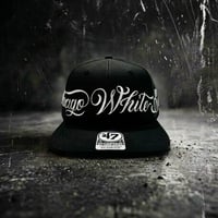 USA買付’47 CHICAGO WHITE SOX CAPTAIN MASTER CARTOON SCRIPT SNAPBACK BLACK　 US-33