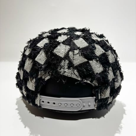 USA買付　9FORTY A-FRAME NY  “FRAYED CHECKERBOARD” SNAPBACK CAP　NE-87