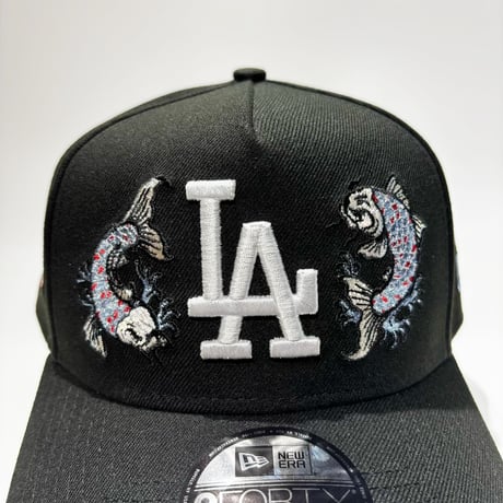 USA買付  Los Angeles DodgersTokyo Series Koi Black Prime Edition 9FORTY A-Frame　NE-63