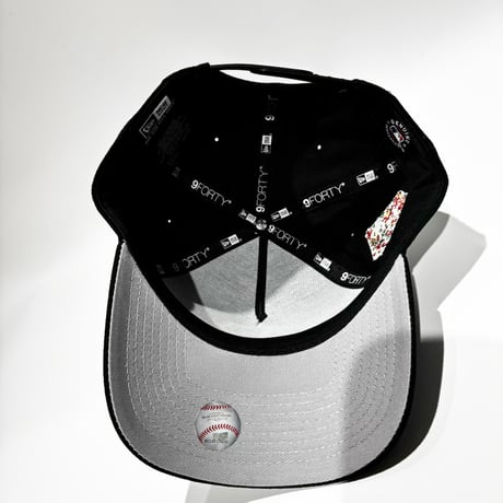 USA買付 Los Angeles Dodgers  Black Gold Skull Edition 9FORTY A-Frame  – Black NE-60