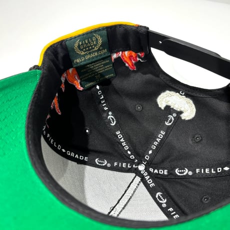 USA買付 FIELD GRADE BEWARE OF DOG オールツイル スナップバックキャップ / BLACK  US-49