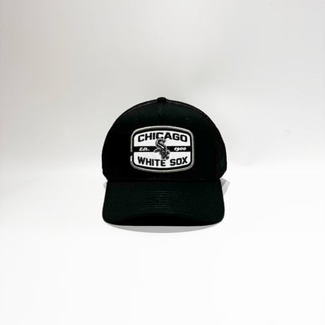 USA買付  CHICAGO WHITE SOX FANATICS TEAM PATCH A-FRAME TRUCKER SNAPBACK CAP – BLACK　 US-20