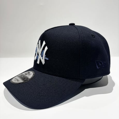 USA買付　NEW ERA 9FORTY A-FRAME NEW YORK YANKEES BLUE ROSE SNAPBACK CAP NAVY　NE-108