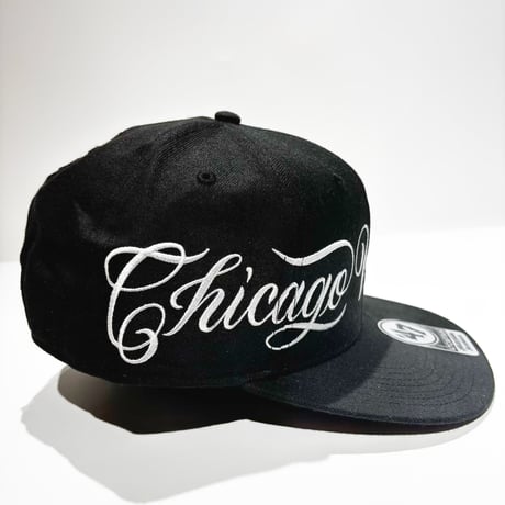 USA買付’47 CHICAGO WHITE SOX CAPTAIN MASTER CARTOON SCRIPT SNAPBACK BLACK　 US-33