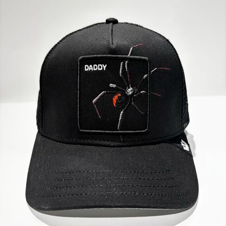 USA買付　GOORIN BROS. THE SUEDE SPIDER TRUCKER CAP BLACK　 US-36