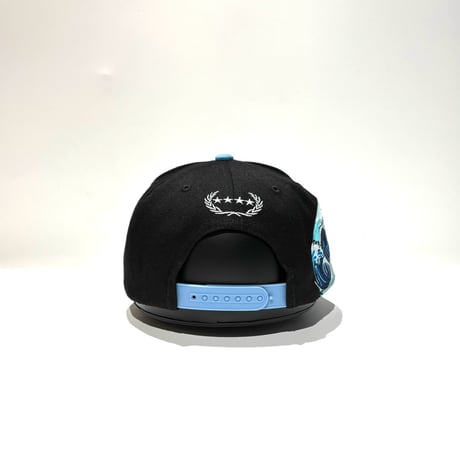 USA買付 FIELD GRADE CAN'T STOP THE WAVE スナップバックキャップ / BLACK×SKY BLUE US-47
