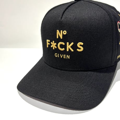 USA買付 FIELD GRADE NO F*CKS GIVEN SAILOR ウール スナップバックキャップ / BLACK  US-52