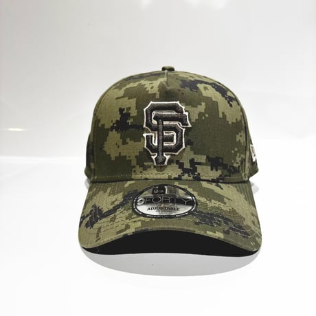 USA買付NEW ERA 9FORTY A-Frame San Francisco Giants Digital Camo Cap BROWN EMBROIDERY　 NE-50