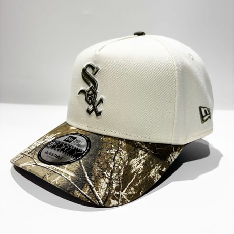USA買付　NEW ERA 9FORTY A-FRAME CHICAGO WHITE SOX REALTREE CAMO / CREAM　 NE-125