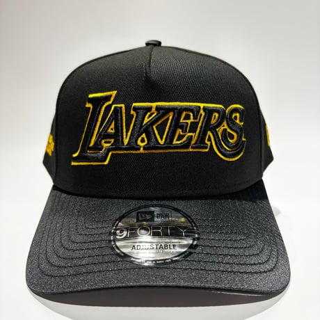 USA買付 NEW ERA / LOS ANGELES LAKERS 9FORTY A-FRAME CAP – BLACK NE-72
