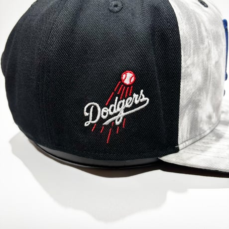 USA買付 Los Angeles Dodgers Fanatics Smoke Dye Snapback Cap – Gray / Black　 US-25