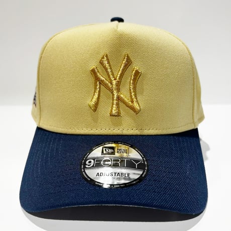 USA買付 NEW ERA  NY YANKEE STADIUM 75TH ANNIVERSARY SNAPBACK CAP BEIGE / NAVY  NE-103