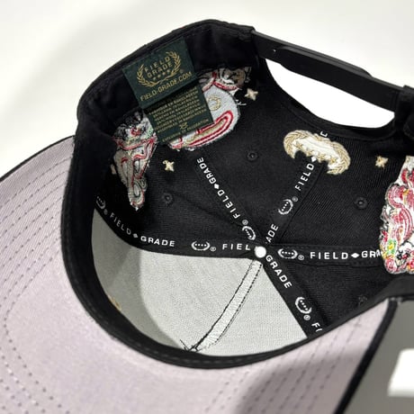 USA買付 FIELD GRADE NO F*CKS GIVEN SAILOR ウール スナップバックキャップ / BLACK  US-52