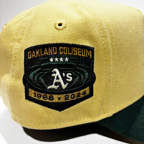 USA買付  NEW ERA 9FORTY A-FRAME Oakland Athletics “OAKLAND COLISEUM 1968-2024” CAP　NE-90