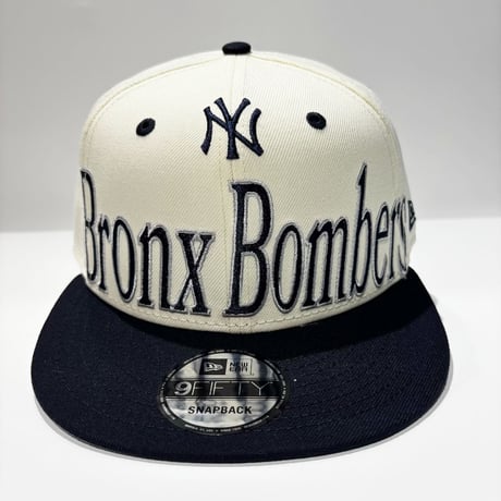 USA買付　NEW ERA 9FIFTY New York Yankees Bronx Bombers Off White / Navy　 NE-131