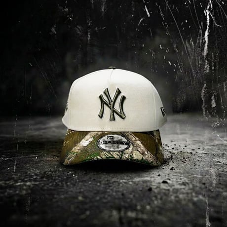 USA買付　NEW ERA 9FORTY A-FRAME NEW YORK YANKEES REALTREE CAMO / CREAM　 NE-127