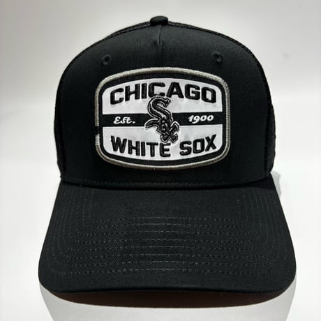 USA買付  CHICAGO WHITE SOX FANATICS TEAM PATCH A-FRAME TRUCKER SNAPBACK CAP – BLACK　 US-20