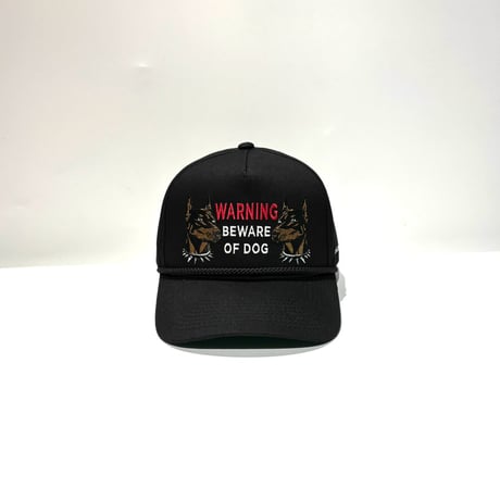 USA買付 FIELD GRADE BEWARE OF DOG オールツイル スナップバックキャップ / BLACK  US-48