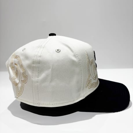 USA買付　NEW ERA 9FORTY A-FRAME CHICAGO WHITE SOX WESTERN STITCH CORDUROY CAP / STONE × BLACK　NE-120