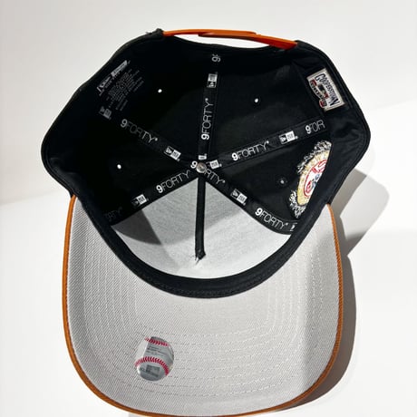 NEW ERA 9FORTY A-FRAME NEW YORK YANKEES COOPERSTOWN BLACK / ORANGE　NE-113