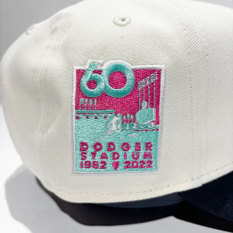 USA買付　NEW ERA 9FORTY A-FRAME LA DODGER STADIUM 60TH ANNIVERSARY IVORY / BLACK　NE-116