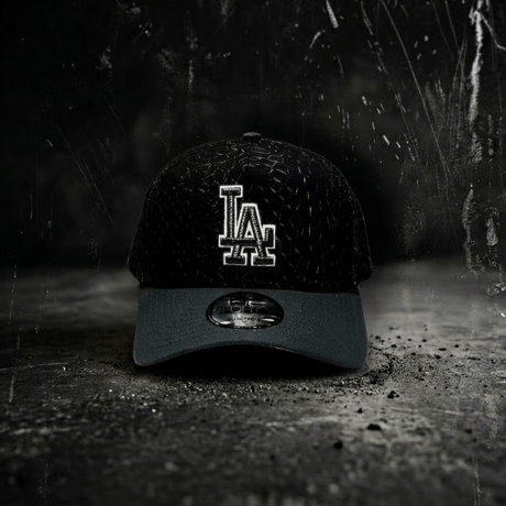 USA買付　NEW ERA 9FORTY A-FRAME LA DODGERS REPTILE BLACK / CHARCOAL　 NE-52