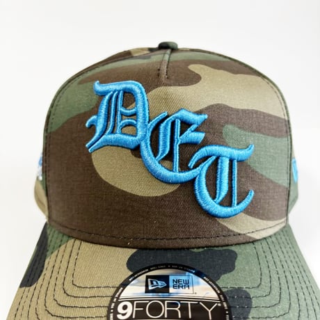 USA買付　NEW ERA 9FORTY Detroit Lions Camo Adjustable Cap – Woodland Camo　NE-40