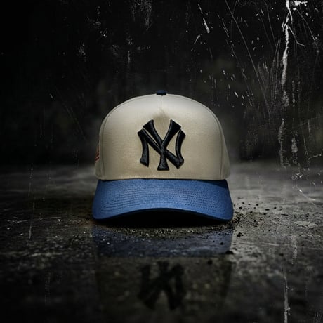 USA買付  NEW YORK YANKEES FANATICS COOPERSTOWN COLLECTION SNAPBACK CAP – BEIGE / NAVY　 US-18