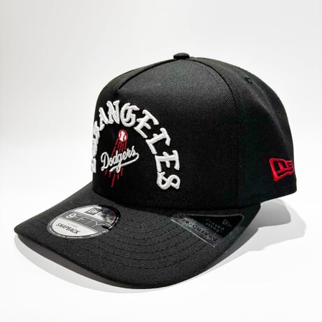 USA買付 New Era Los Angeles Dodgers Skull Black Prime Edition 9FIFTY A-Frame Snapback Hat　　 NE-57