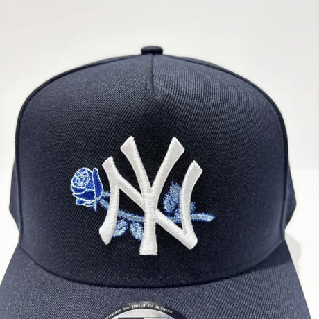 USA買付　NEW ERA 9FORTY A-FRAME NEW YORK YANKEES BLUE ROSE SNAPBACK CAP NAVY　NE-108