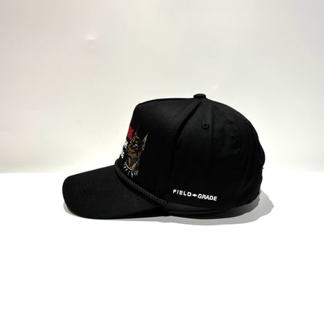 USA買付 FIELD GRADE BEWARE OF DOG オールツイル スナップバックキャップ / BLACK  US-48