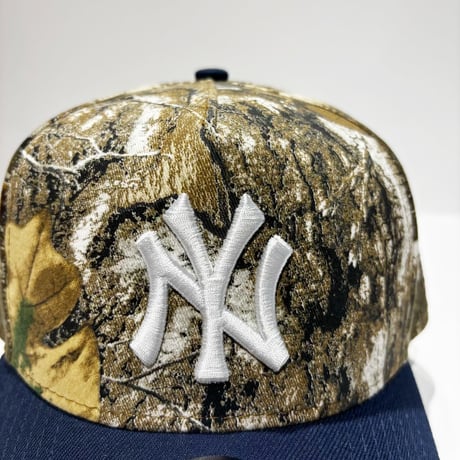 USA買付 NEW ERA 9FORTY A-FRAME NEW YORK YANKEES CAMO WORLD SERIES SNAPBACK CAP CAMO / NAVY  NE-104