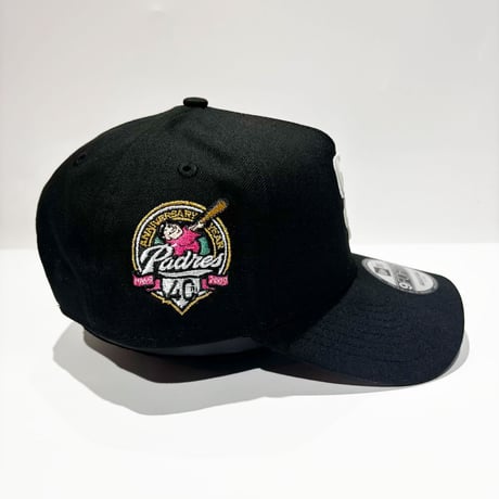 USA買付　NEW ERA 9FORTY A-FRAME SAN DIEGO PADRES ROSE BLACK　NE-115