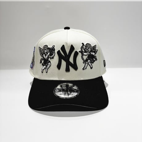 USA買付　NEW ERA 9FORTY A-FRAME NEW YORK YANKEES CHERUB SUBWAY SERIES TWO TONE SNAPBACK CAP　NE-85
