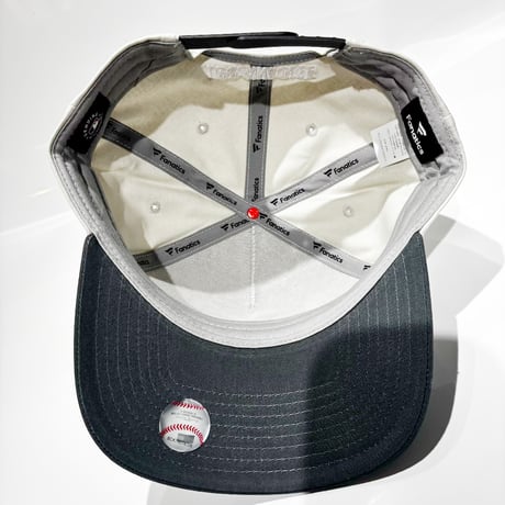 USA買付  Fanatics Los Angeles Dodgers Two-Tone Snapback Cap IVORY × CHARCOAL GRAY　 US-11
