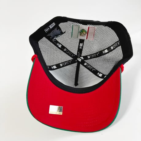 USA買付NEW ERA 9FORTY A-FRAME NASCAR Mexico Trucker Cap – Black / Green　NE-39