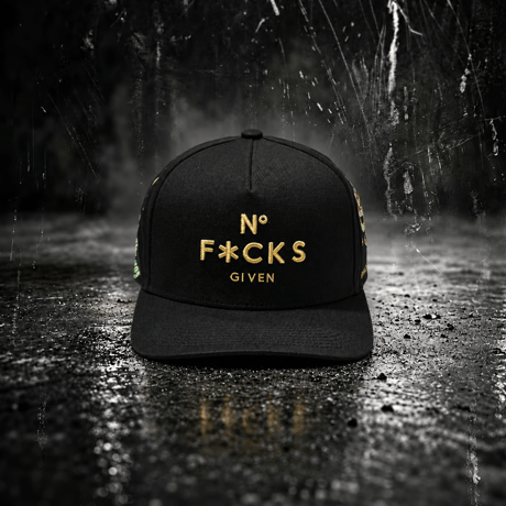 USA買付 FIELD GRADE NO F*CKS GIVEN SAILOR ウール スナップバックキャップ / BLACK  US-52