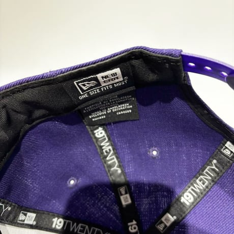 USA買付　NEW ERA / LOS ANGELES DODGERS 19TWENTY ADJUSTABLE CAP – PURPLE　 NE-74