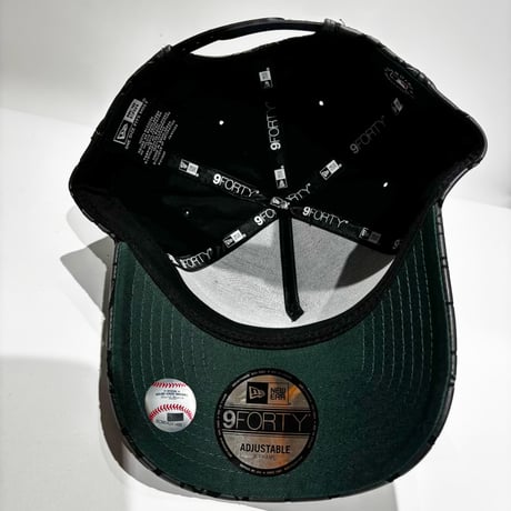 USA買付 NEW ERA 9FORTY A-FRAME Los Angeles Dodgers Crocodile Pattern Black CAP　NE-92