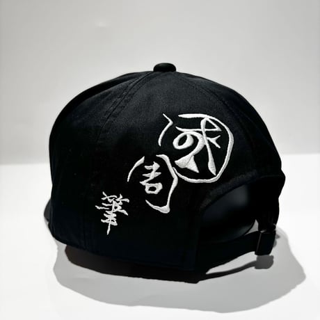 “毘” UKIYOE CAP - BLACK / WHITE　CO-01