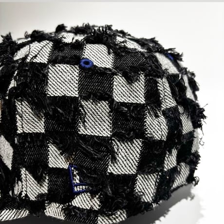 USA買付　9FORTY A-FRAME LOS ANGELES DODGERS “FRAYED CHECKERBOARD” SNAPBACK CAP　NE-86