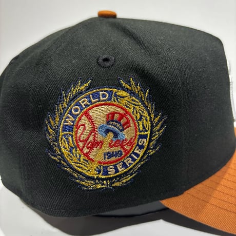 NEW ERA 9FORTY A-FRAME NEW YORK YANKEES COOPERSTOWN BLACK / ORANGE　NE-113