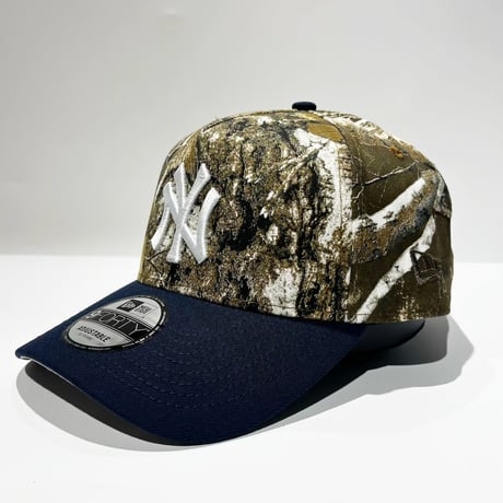 USA買付 NEW ERA 9FORTY A-FRAME NEW YORK YANKEES CAMO WORLD SERIES SNAPBACK CAP CAMO / NAVY  NE-104