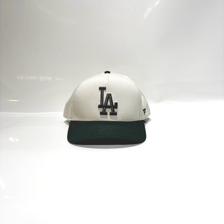 USA買付  Fanatics Los Angeles Dodgers Two-Tone Snapback Cap IVORY × CHARCOAL GRAY　 US-11
