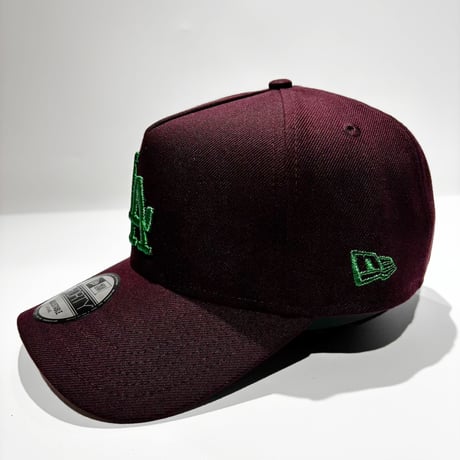 USA買付　NEW ERA Los Angeles Dodgers 9FORTY A-Frame World Series Champions Cap – Burgundy / Green NE-81