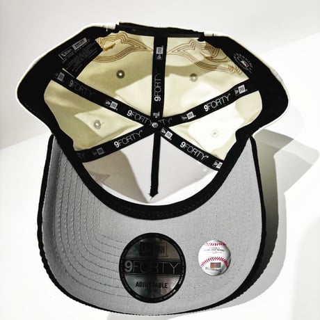 USA買付　NEW ERA 9FORTY A-FRAME CHICAGO WHITE SOX WESTERN STITCH CORDUROY CAP / STONE × BLACK　NE-120